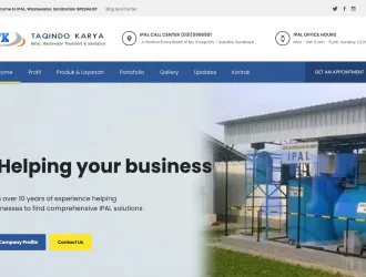Website Company Profile – Taqindo Karya
