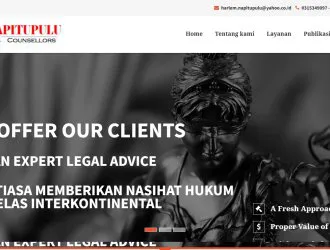 Portofolio Website Lawyer & Kantor Hukum | Harlem Napitupulu & Partners